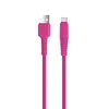 TelForceone Setty kabelis USB - USB-C 1,5 m 2A KSA-C-1.526 rožinis