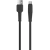 TelForceone "Setty" USB - USB-C kabelis 3 m 2A KSA-C-321 juodas