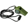 Setty Outdoor Series 3-in-1 Emergency Whistle with Compass and Thermometer Žalias