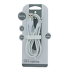 Telforceone "Setty" USB - "Lightning" kabelis 1,2 m 2A KNA-L-1.220 baltas
