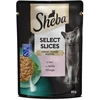 Šlapias kačių ėdalas Sheba Select griežinėliai, žuvis, 0,085 kg