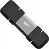 „Silicon Power Dual USB Drive“ | Mobilus C51 | 64 GB | USB Type-A ir USB Type-C | Sidabrinis