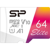 SILIKONIO MAITINIMO KOMPIUTERIS &amp; COMMUNICAT SILICON POWER atminties kortelė Elite Micro SDXC 64GB UHS-I A1 V10