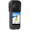 Silicone protective lens cover Puluz for Insta360 X3 (juodas)
