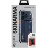 Dėklas Skinarma Haxa Apple iPhone 17 Pro Magnetic Charging + Grip Stand mėlynas