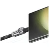 Dėklas Virvelė telefonui su įkrovimo kabeliu Usams SJ745 60W USB-C į USB-C 1.2m juodos spalvos