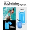 Spigen Aqua Shield Vandeniui atsparus džiovinimo maišas 20L + 2L A630, jūros mėlyna