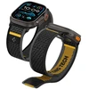 Juoda apyrankė Apple Watch 6 / 7 / 8 / 9 / 10 / SE / Ultra 1 / 2 ( 44 / 45 / 46 / 49 mm) laikrodžiui „Spigen Athlex Air”