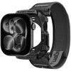 SPIGEN ATHLEX AIR + RUGGED ARMOR APPLE WATCH 10 / 11 / 12 (46 MM) aktyvi juoda/pilka