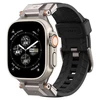 Dėklas Spigen Durapro Armor apyrankė skirta Apple Watch 4/5/6/7/8/9/SE/ Ultra (42/44/45/49 mm) – juodos spalvos