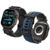 Spigen DuraPro Armor išmaniojo laikrodžio dirželis, skirtas Apple Watch 6/7/8/9/10/SE/Ultra 1/2 (44/45/46/49 mm) | Nailonas | tamsiai mėlyna