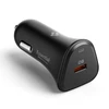 Juodas 30W 1xUSB-C automobilinis įkroviklis „Spigen Essential EV301”