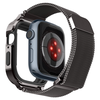 Dėklas „Spigen Metal Fit Pro“, grafito spalvos – „Apple Watch 9/8/7“ (45 mm)