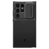 Samsung Galaxy S24 Ultra Spigen Optik Armor dėklas telefonui juodos spalvos