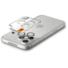 Spigen Optik Pro GLAS.TR EZ FIT 2 vnt. Tempered Glass Camera Screen Protector for iPhone 18 Pro / 18 Pro Max - Sidabrinis