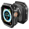 Dėklas „Spigen Rugged Armor“, juodas - Apple Watch Ultra 2/Ultra 49mm