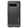 Dėklas Spigen Rugged Armor, matinė juoda - Google Pixel 8 Pro