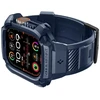 Spigen Rugged Armor Pro – apyrankė su dėklu, skirta Apple Watch Ultra 49 mm (tamsiai mėlyna)