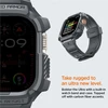 Spigen Rugged Armor Pro – Strap with case for Apple Watch Ultra 49 mm (Dark Pilkas)