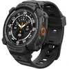 Spigen Rugged Armor Pro Case Strap for Samsung Galaxy Watch Ultra 2 2026 47mm - Matte Juodas