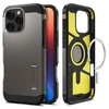 Dėklas Spigen Tough Armor MagSafe, gunmetal – Apple iPhone 16 Pro