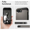 Dėklas Spigen Tough Armor phone case for iPhone SE 4 pilka