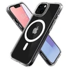 Spigen Ultra Hybrid (MagFit) dėklas skirtas Apple iPhone 13, spalva - Balta
