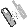 Dėklas Spigen Ultra Hybrid MAG iPhone 16 Pro Max MagSafe permatomai juodas ACS08003