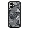 Spigen Ultra Hybrid MagSafe dėklas skirtas Apple iPhone 17 Zero One – juodos spalvos