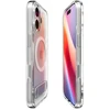 Spigen „Ultra Hybrid S“ telefono dėklas su MagSafe palaikymu, skirtas Apple iPhone 17, permatomas
