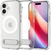 Spigen „Ultra Hybrid S“ telefono dėklas su MagSafe palaikymu, skirtas Apple iPhone 17, permatomas