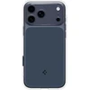 Spigen Ultra Hybrid „T“ Mag telefono dėklas su MagSafe palaikymu, skirtas iPhone 17 Pro, mėlynas