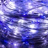 Springos 20 LED Mikrolempučių Girlianda, Šalta Balta + Mėlyna, 1,9 m