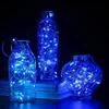 Springos Mikrolemputės su 100 LED diodų, mėlyna, 9,9 m