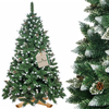Springos CT0191 Dirbtinė Kalėdų eglutė 220 cm Premium Royal Trees, snieguota deimantinė pušis su kūgiais