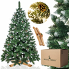 Dirbtinė Kalėdų eglutė 240 cm Premium Royal Trees Springos CT0192 Snowy Deimantinė pušis su kūgiais