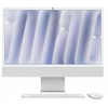Stacionarus kompiuteris iMac 24 colių 4,5K tinklainės nanotekstūros stiklas, Apple M4 10C CPU, 10C GPU/16GB/256GB SSD/Sidabrinis/INT