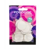 STALEKS Pakaitinis švitrinis popierius pedikiūro diskui Pro L, grūdėtumas 100 (Baltas Refill Pads for Pedicure Disc) 50 vnt.