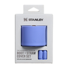 Stanley 2 apsauginių dangtelių ir šiaudelių rinkinys termo puodeliams 0,89 l | 0,59 l „The Quencher Boot“ + šiaudelio formos antgalis, hortenzijų mėlynumo