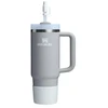 Stanley Set of 2 protective covers and straw caps for thermo mugs 0.89L/0.59L The Quencher Boot + Straw Topper light baltas