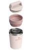 Stanley „Café-To-Go“ kelioninis termo puodelis, 0,23 l, rožinio kvarco spalvos