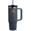 Stanley Thermo puodelis su šiaudeliu The Quencher H2.O FlowState Tumbler 0,89 l pilkas