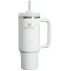 Termo puodelis Stanley Quencher H2.O FlowState 0,89 L - šerkšno baltos spalvos