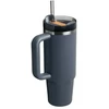 Stanley Thermo puodelis su šiaudeliu The Quencher H2.O FlowState Tumbler 0,89 l pilkas