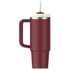 Stanley termo puodelis su šiaudeliu The Quencher H2.O FlowState Tumbler 0,89 l tamsiai raudonas