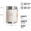 Stanley Thermos food The Legendary Food Jar + Spork 0,4L light pink 2.0