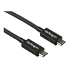 USB kabelis StarTech USB-C - USB-C 0,8 m Juodas (TBLT34MM80CM)