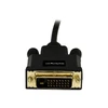 Kabelis StarTech Rodyti Port mini - DVI- D 3m Juodas (MDP2DIMM10B)