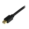 Kabelis StarTech Rodyti Port mini - DVI- D 3m Juodas (MDP2DIMM10B)