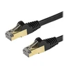 StarTech STARTECH.COM 1.5m CAT6A- Kabelis - Juodas - RJ45 -Ethernet Kabelis - snagless - Kupfer - LAN - STP - 10Gb - 6ASPAT150CMBK